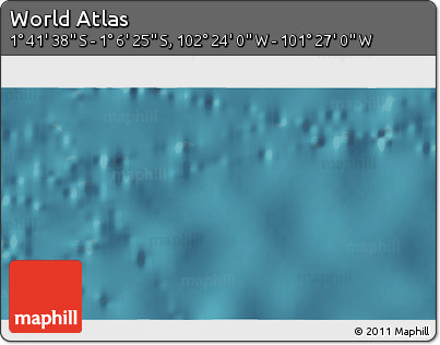 Satellite 3D Map of the Area around 1° 24' 2" S, 101° 55' 30" W