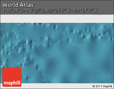 Satellite 3D Map of the Area around 1° 24' 2" S, 101° 55' 30" W
