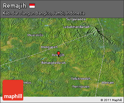 Satellite 3D Map of Remajih