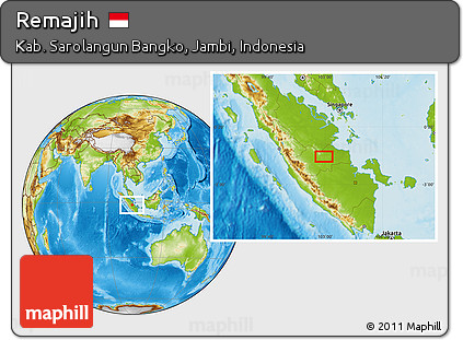 Physical Location Map of Remajih