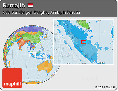 Political Location Map of Remajih