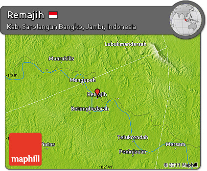 Physical Map of Remajih