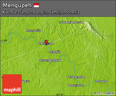 Physical Map of Mengupeh