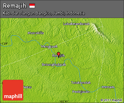 Physical Map of Remajih