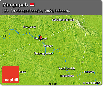 Physical Map of Mengupeh