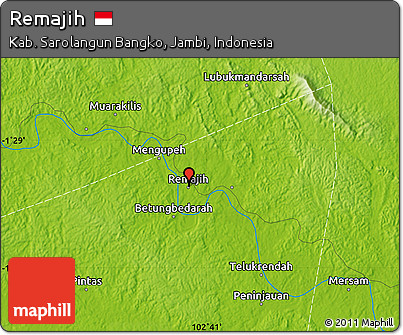 Physical Map of Remajih