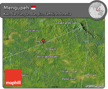 Satellite Map of Mengupeh