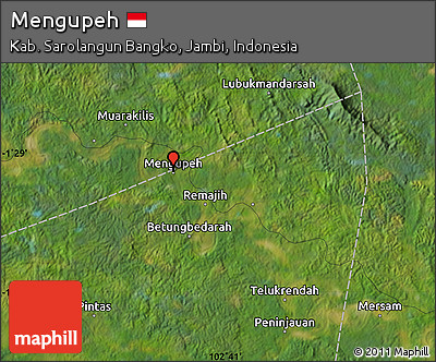 Satellite Map of Mengupeh