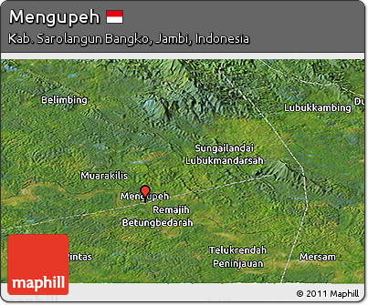 Satellite Panoramic Map of Mengupeh