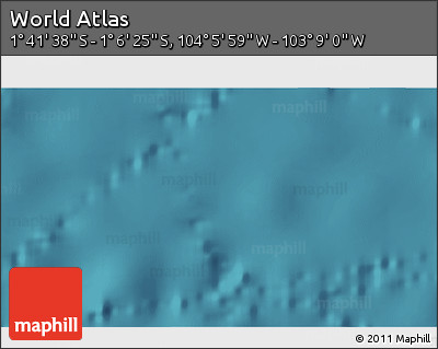 Satellite 3D Map of the Area around 1° 24' 2" S, 103° 37' 30" W