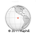 Outline Map of the Area around 1° 24' 2" S, 104° 28' 29" W, rectangular outline