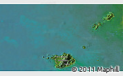 Satellite 3D Map of the area around 1° 24' 2" S, 108° 52' 30" E