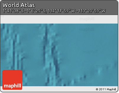 Satellite 3D Map of the Area around 1° 24' 2" S, 113° 49' 29" W