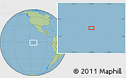 Savanna Style Location Map of the area around 1° 24' 2" S, 113° 49' 29" W