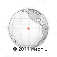 Outline Map of the Area around 1° 24' 2" S, 124° 1' 30" W, rectangular outline