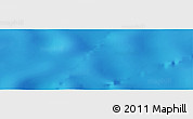 Shaded Relief Panoramic Map of the area around 1° 24' 2" S, 136° 46' 30" W