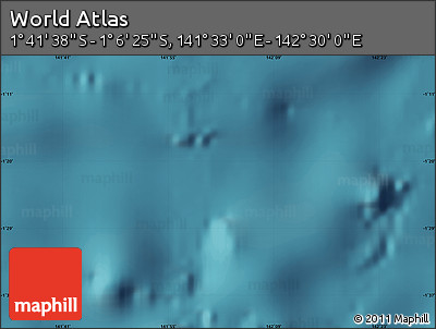 Satellite Map of the Area around 1° 24' 2" S, 142° 1' 30" E