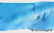 Physical 3D Map of the area around 1° 24' 2" S, 142° 52' 30" E