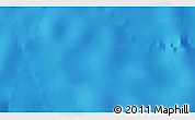 Shaded Relief 3D Map of the area around 1° 24' 2" S, 145° 16' 30" W