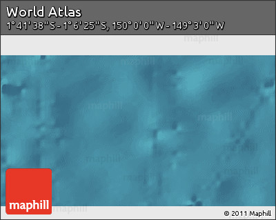 Satellite 3D Map of the Area around 1° 24' 2" S, 149° 31' 30" W
