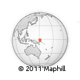Outline Map of the Area around 1° 24' 2" S, 151° 22' 30" E, rectangular outline