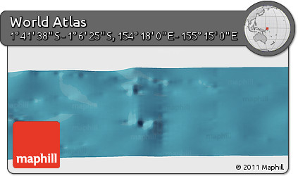 Satellite Panoramic Map of the Area around 1° 24' 2" S, 154° 46' 30" E