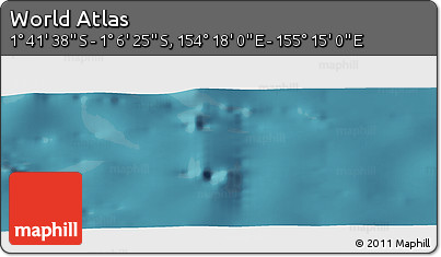 Satellite Panoramic Map of the Area around 1° 24' 2" S, 154° 46' 30" E