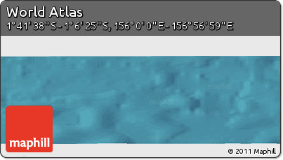 Satellite Panoramic Map of the Area around 1° 24' 2" S, 156° 28' 29" E