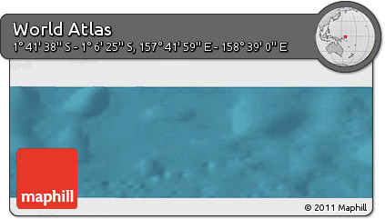 Satellite Panoramic Map of the Area around 1° 24' 2" S, 158° 10' 30" E