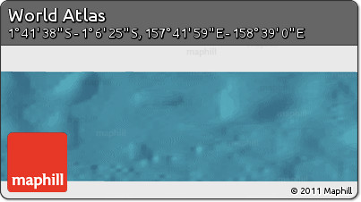 Satellite Panoramic Map of the Area around 1° 24' 2" S, 158° 10' 30" E