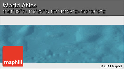 Satellite Panoramic Map of the Area around 1° 24' 2" S, 158° 10' 30" E
