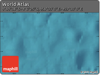 Satellite Map of the Area around 1° 24' 2" S, 159° 1' 30" E