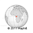 Outline Map of the Area around 1° 24' 2" S, 15° 22' 30" E, rectangular outline