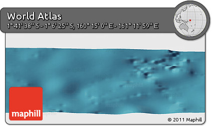 Satellite Panoramic Map of the Area around 1° 24' 2" S, 160° 43' 29" E