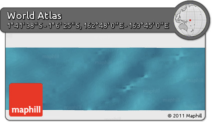 Satellite Panoramic Map of the Area around 1° 24' 2" S, 163° 16' 30" E