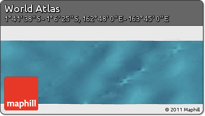 Satellite Panoramic Map of the Area around 1° 24' 2" S, 163° 16' 30" E