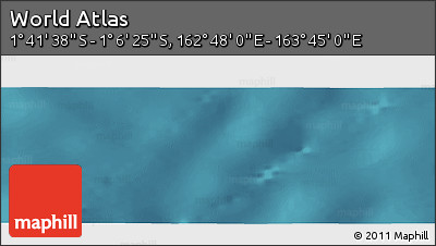 Satellite Panoramic Map of the Area around 1° 24' 2" S, 163° 16' 30" E