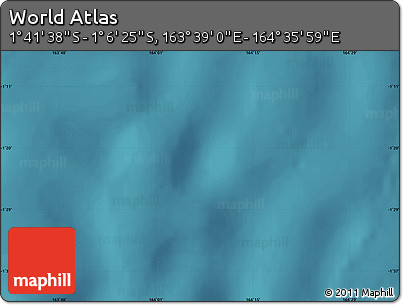 Satellite Map of the Area around 1° 24' 2" S, 164° 7' 30" E