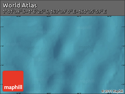 Satellite Map of the Area around 1° 24' 2" S, 164° 7' 30" E