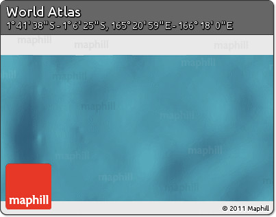 Satellite 3D Map of the Area around 1° 24' 2" S, 165° 49' 29" E