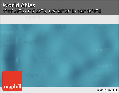 Satellite 3D Map of the Area around 1° 24' 2" S, 165° 49' 29" E