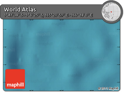 Satellite Map of the Area around 1° 24' 2" S, 165° 49' 29" E
