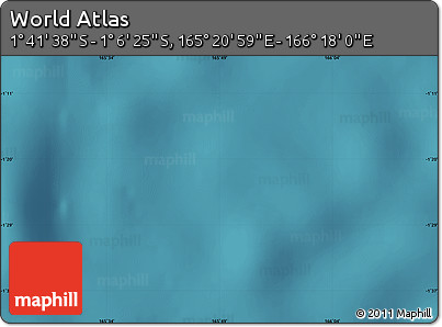 Satellite Map of the Area around 1° 24' 2" S, 165° 49' 29" E