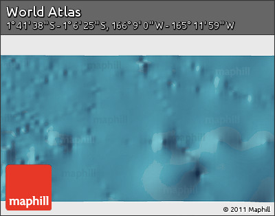 Satellite 3D Map of the Area around 1° 24' 2" S, 165° 40' 30" W