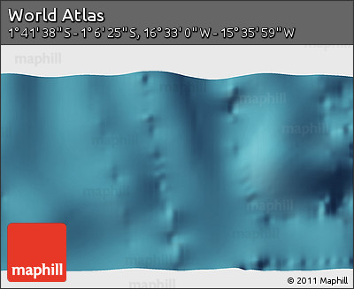 Satellite 3D Map of the Area around 1° 24' 2" S, 16° 4' 29" W