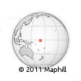 Outline Map of the Area around 1° 24' 2" S, 170° 4' 29" E, rectangular outline