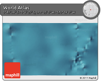 Satellite 3D Map of the Area around 1° 24' 2" S, 170° 46' 30" W