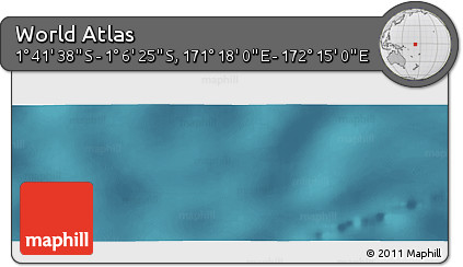Satellite Panoramic Map of the Area around 1° 24' 2" S, 171° 46' 30" E