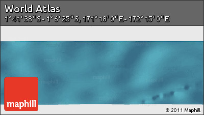 Satellite Panoramic Map of the Area around 1° 24' 2" S, 171° 46' 30" E