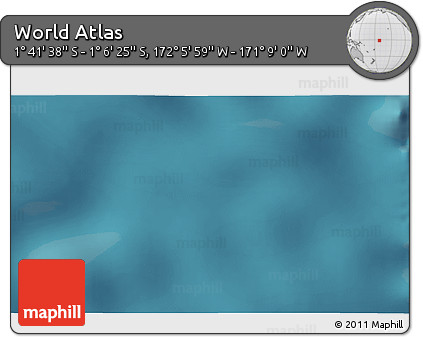 Satellite 3D Map of the Area around 1° 24' 2" S, 171° 37' 30" W